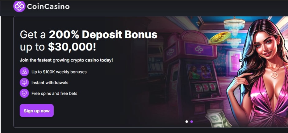 CoinCasino Interface